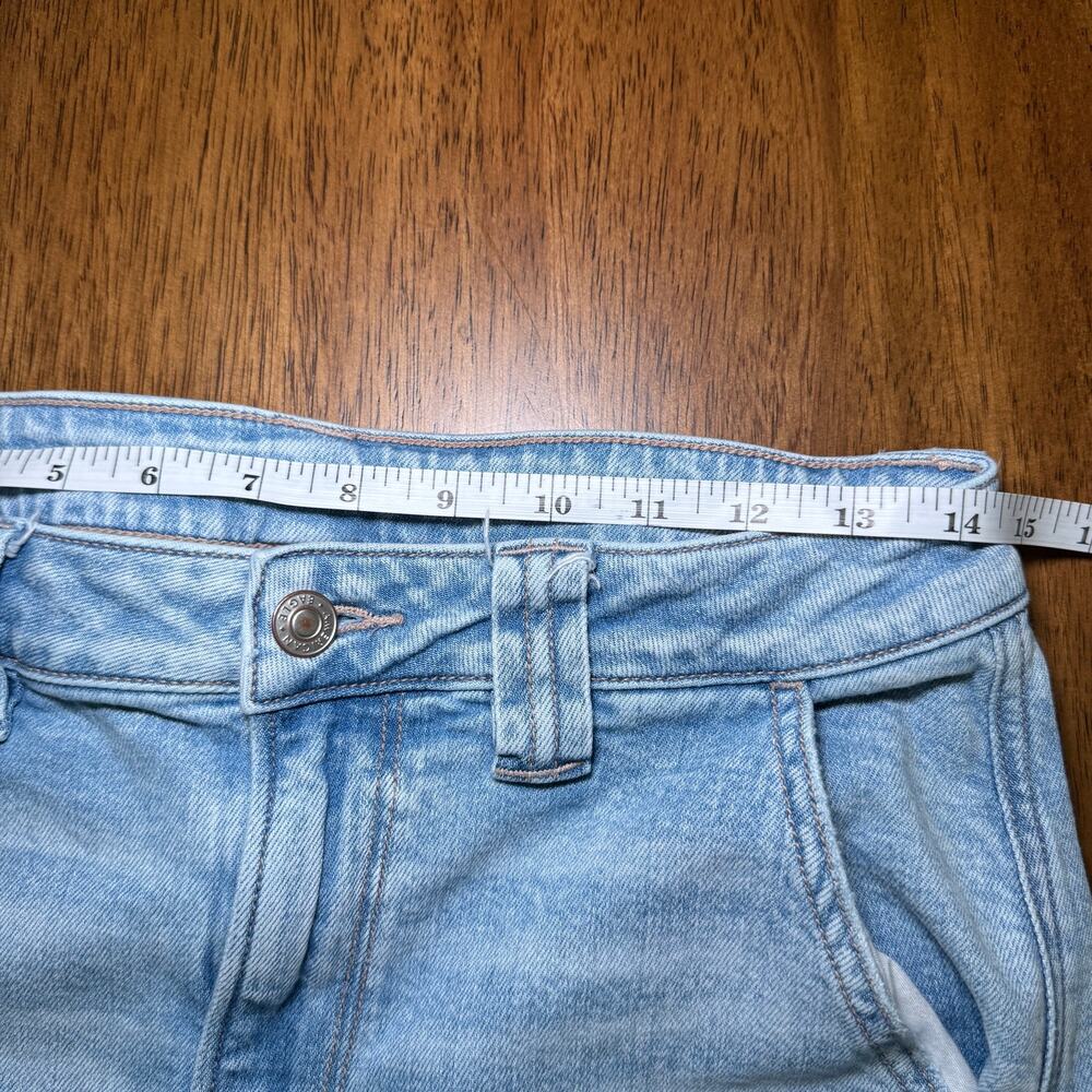 American Eagle Super High-Rise Baggy Wide-Leg Cargo Jeans – Women’s Size 6 - Picture 7 of 11
